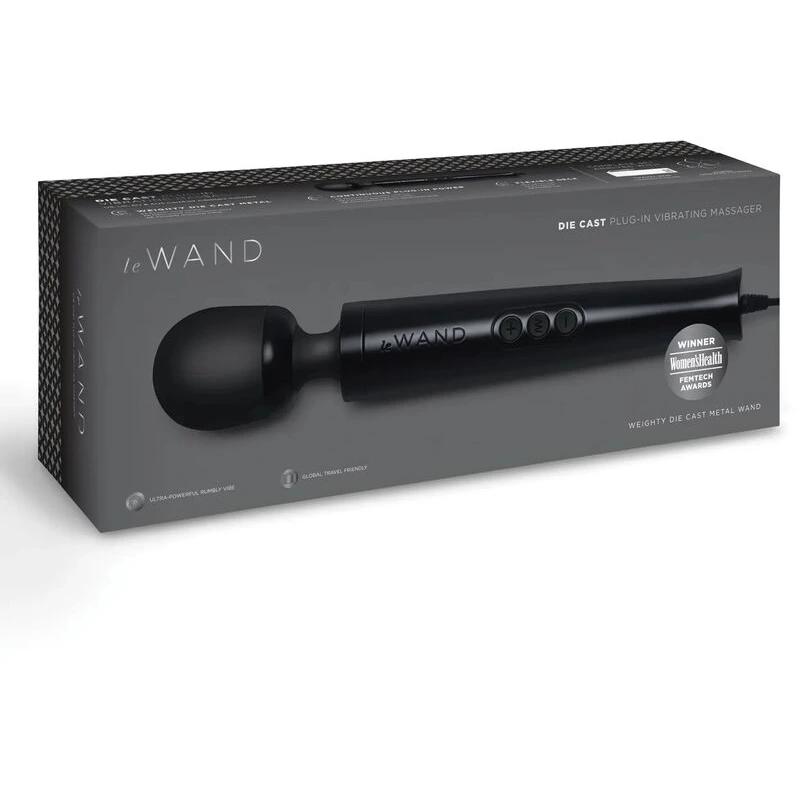 Le-Wand-Die-Cast-Plug-In-Massager-Black