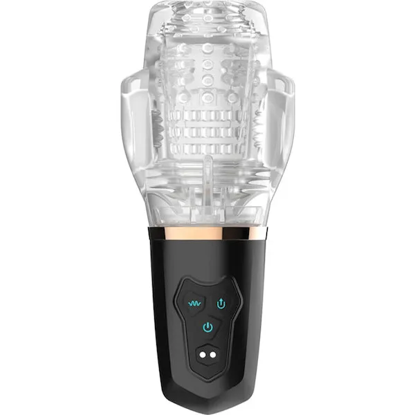 The Male Rose 2 Sucking & Vibrating Blow Job Sucker - Black