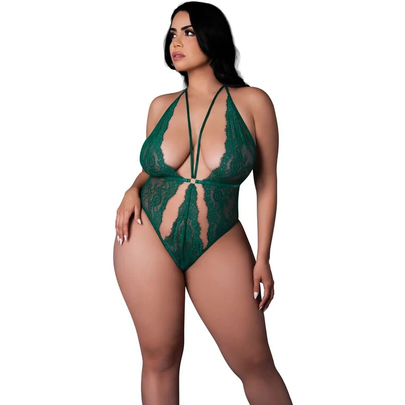 Evermore-Lace-Plunge-Teddy-Emerald-QN