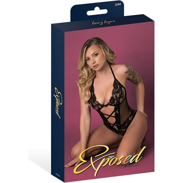 Black-Cherry-Halter-Teddy-Black-L-XL