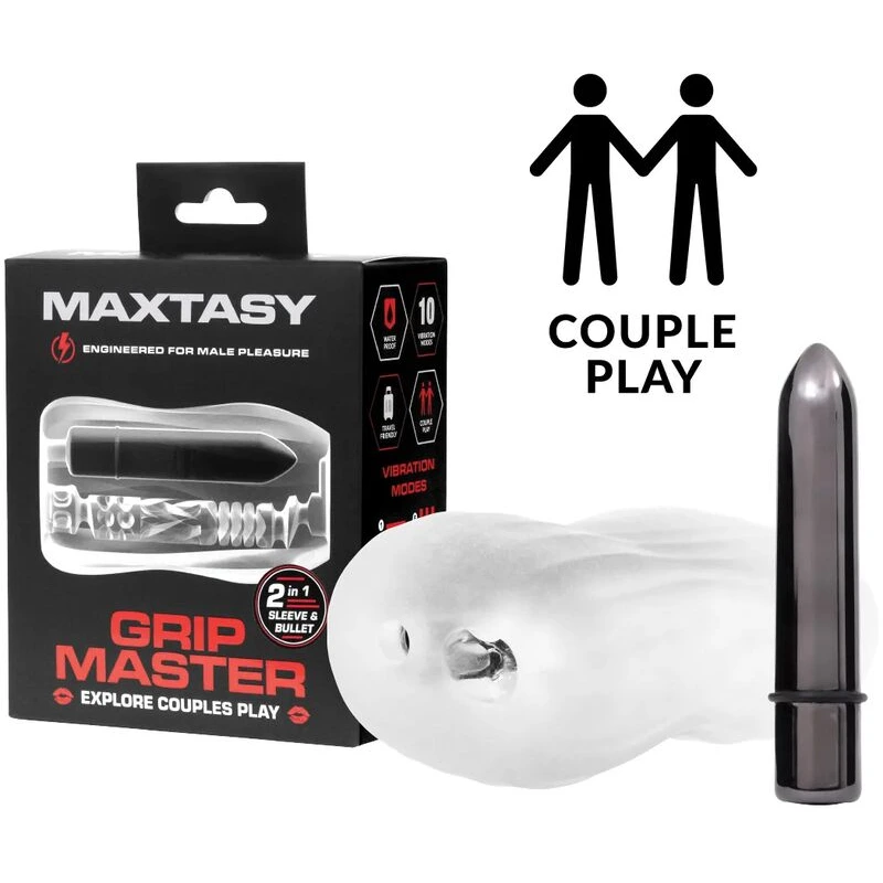 Maxtasy Grip Master Sleeve & Bullet - Clear