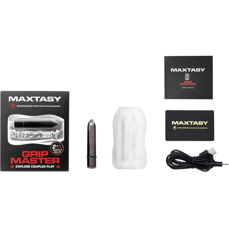Maxtasy Grip Master Sleeve & Bullet - Clear