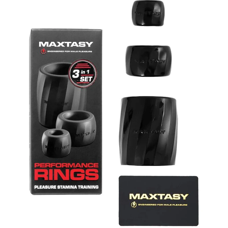 Maxtasy-Performance-Rings-Black-Set-of-3