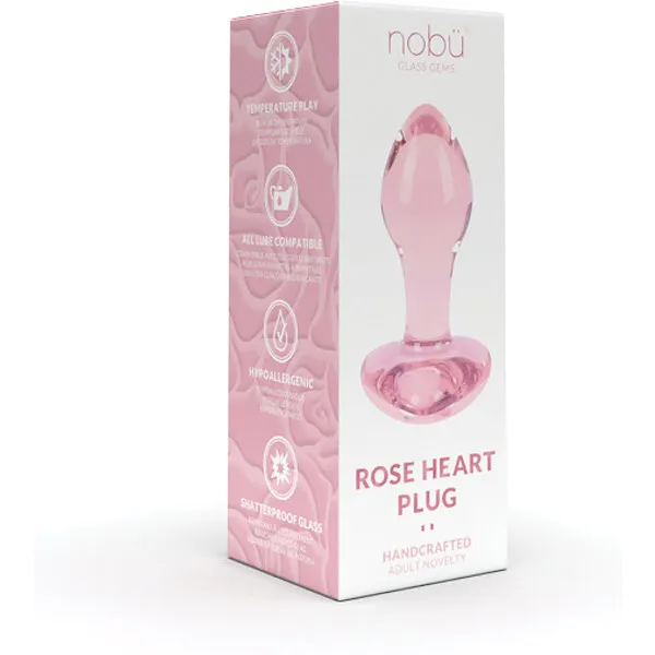 Nobu-Rose-Heart-Plug-Pink