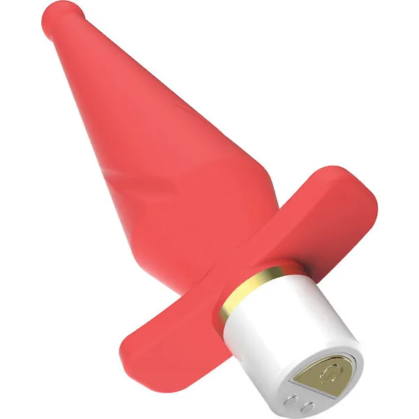 Nobu-Mini-Stan-Tapered-Butt-Plug-Coral