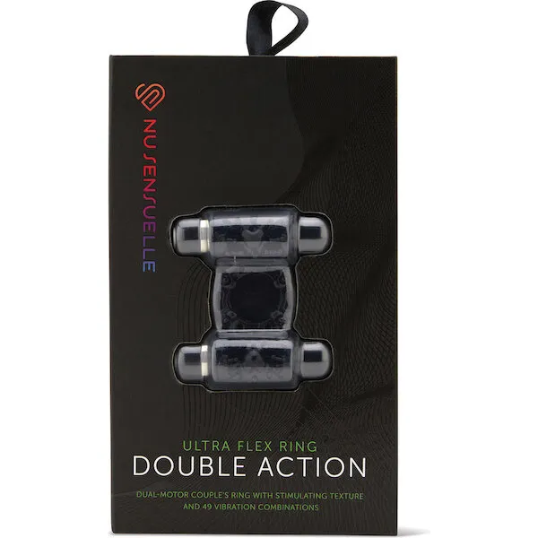 Nu-Sensuelle-Double-Action-Cockring-2x7-Function-Black