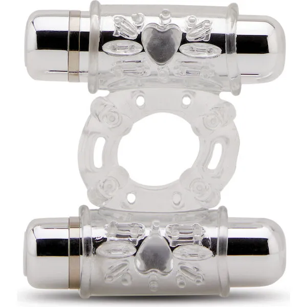 Nu-Sensuelle-Double-Action-Cockring-2x7-Function-Clear