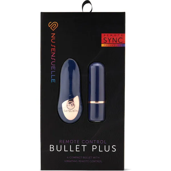 Nu Sensuelle Remote Control Wireless Bullet Plus - Navy Blue