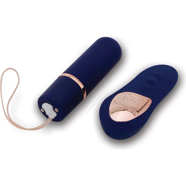 Nu Sensuelle Remote Control Wireless Bullet Plus - Navy Blue