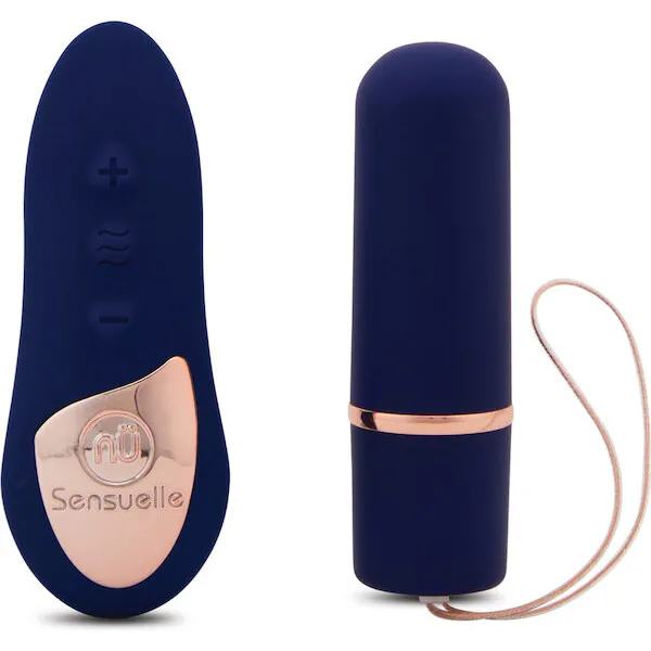 Nu Sensuelle Remote Control Wireless Bullet Plus - Navy Blue