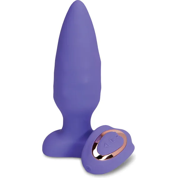 Nu Sensuelle Andii Vertical Roller Motion Butt Plug - Ultra Violet