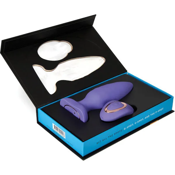 Nu Sensuelle Andii Vertical Roller Motion Butt Plug - Ultra Violet
