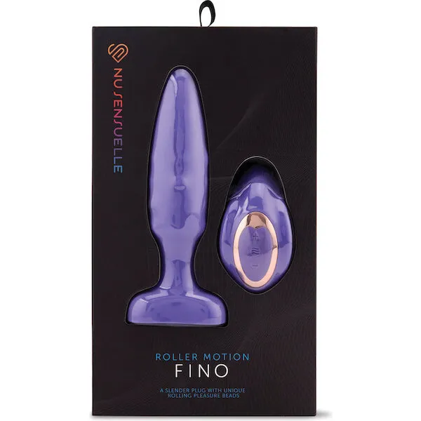Nu Sensuelle Fino Roller Motion Plug - Ultra Violet