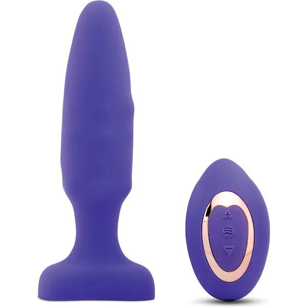 Nu Sensuelle Fino Roller Motion Plug - Ultra Violet