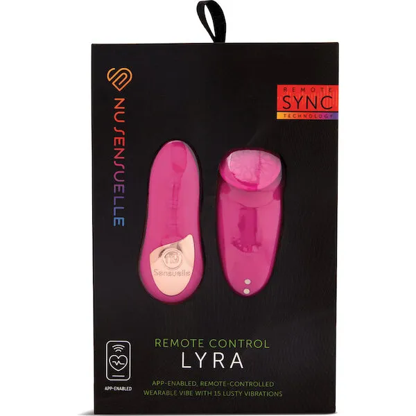 Nu Sensuelle Lyra Remote &amp; App Enabled Panty Vibe - Magenta