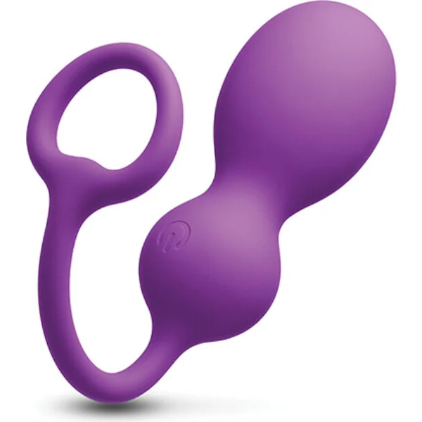 Techno-Bop-Butt-Plug-w-Cock-Ring-Violet