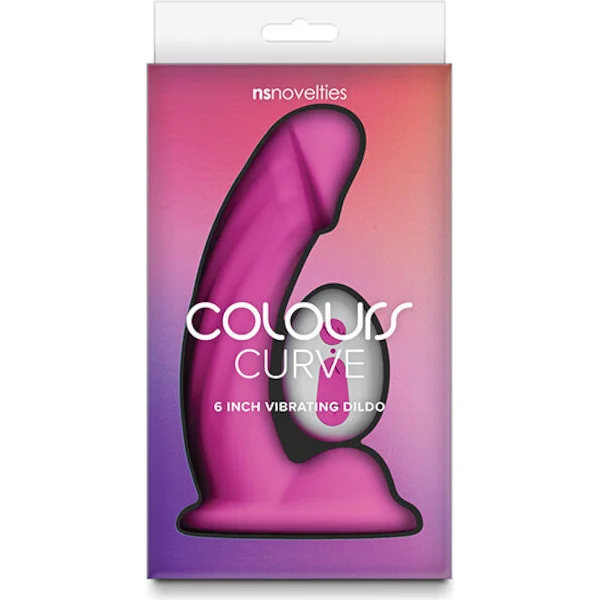Colours-Curve-Vibrating-6-inch-Dildo-Pink