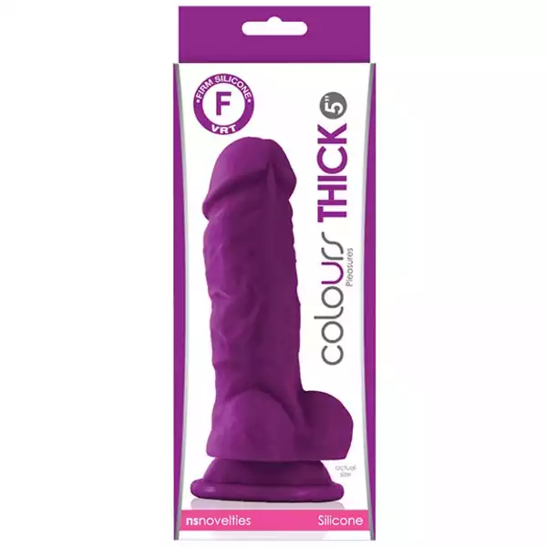 Colours-Pleasures-Thick-5-inch-Dildo-Purple