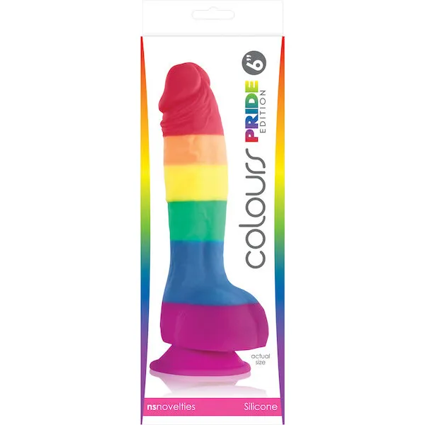 Colours-Pride-Edition-6-inch-Dong-w-Suction-Cup