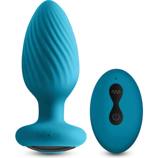 INYA-Alpine-2-0-Gyrating-and-Vibrating-Anal-Plug-w-Remote-Teal
