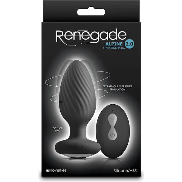 Renegade-Alpine-2-0-Gyrating-and-Vibrating-Butt-Plug-w-Remote-Black