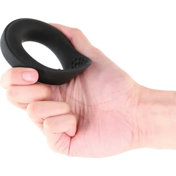 Renegade-Slider-Vibrating-Cock-Ring-Black