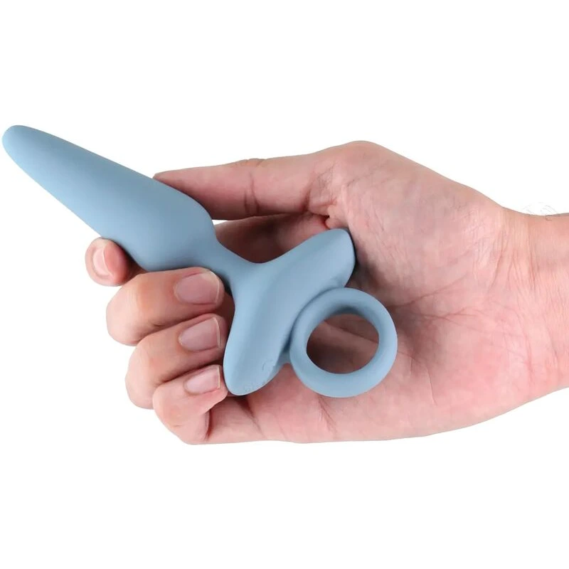 Renegade-Maverick-Vibrating-Anal-Plug-Gray