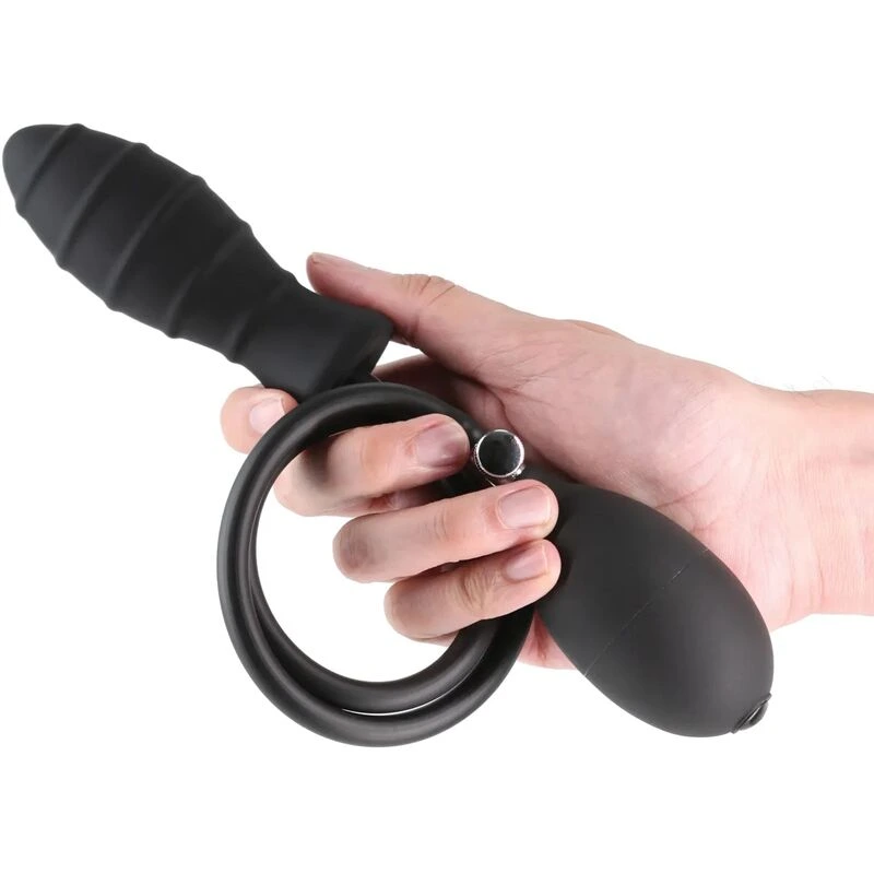Renegade Inflataplay Inflatable Anal Plug - Black