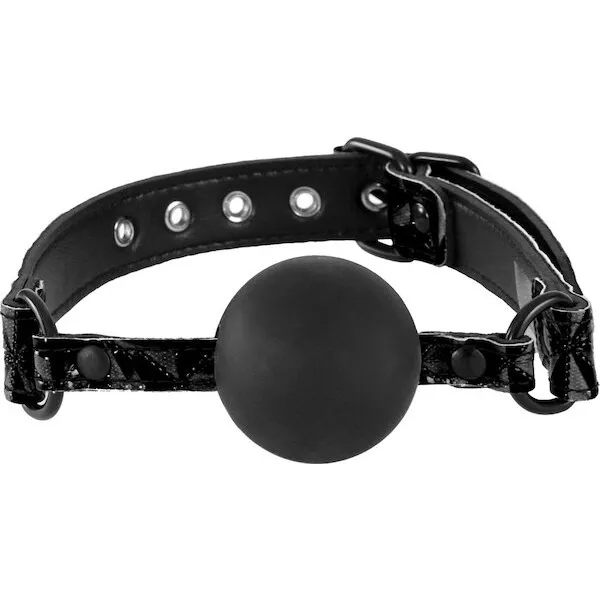 Sinful-Soft-Silicone-Gag-Black