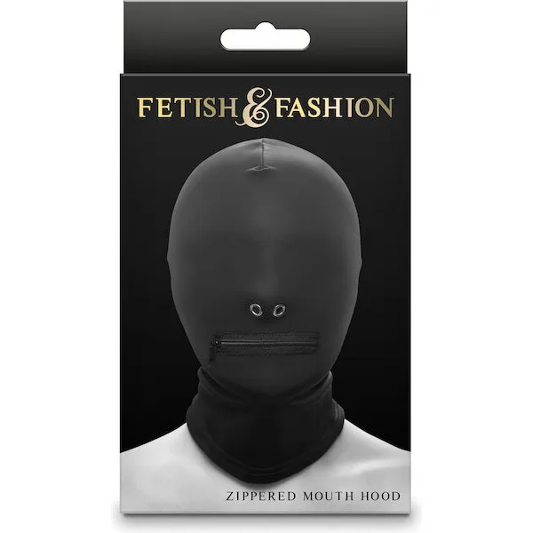 Fetish-and-Fashion-Zippered-Mouth-Hood-Black