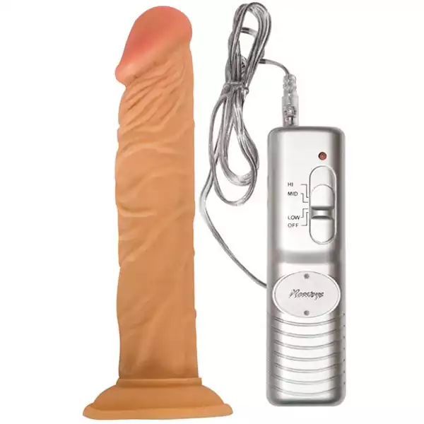 Real-Skin-All-American-Whoppers-8-inch-Vibrating-Dong