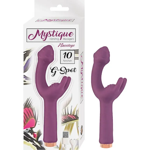 Mystique Vibrating G Spot Massager - Eggplant