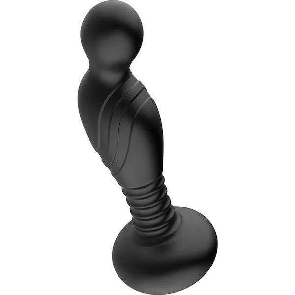 Ass-sation-Remote-Vibrating-P-Spot-Plug-Black