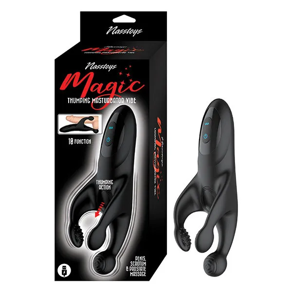 Magic Thumping Masturbator - Black