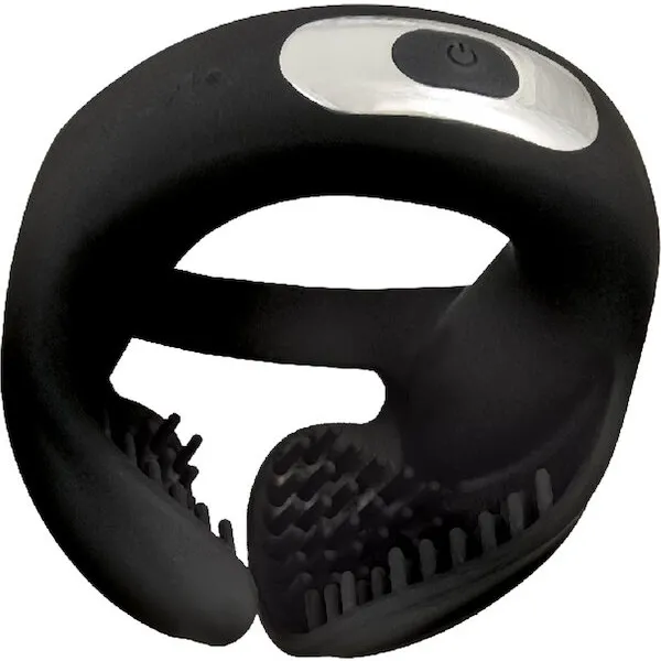 Cockpower-Scrotum-Hugger-Cock-Ring-Black