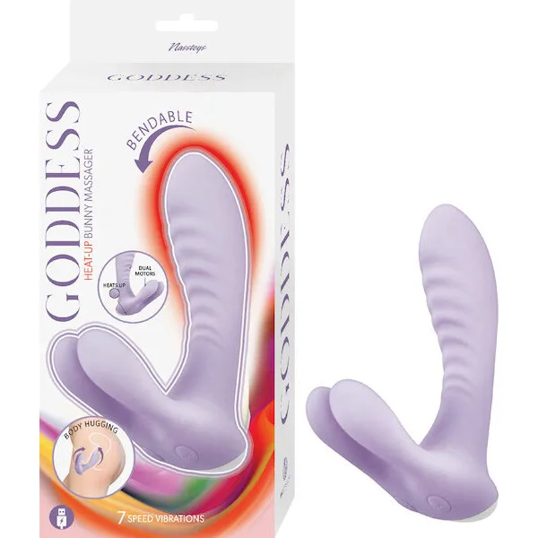 Goddess-Heat-up-Bunny-Vibrator-Lavender
