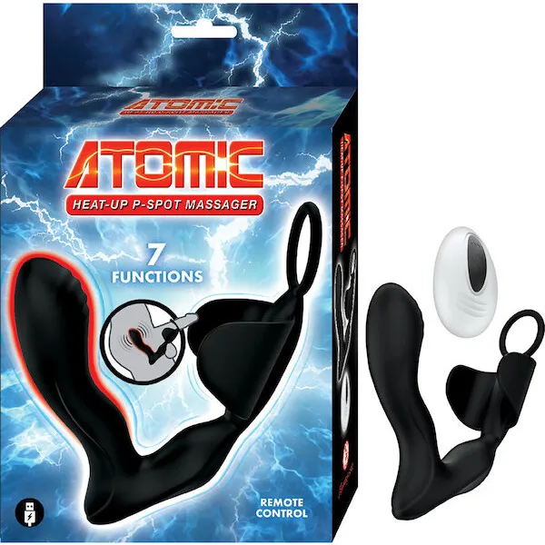 Atomic-Heat-up-P-Spot-Massager-Black
