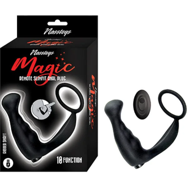 Magic-Slimfit-Anal-Plug-w-Remote-Control-Black
