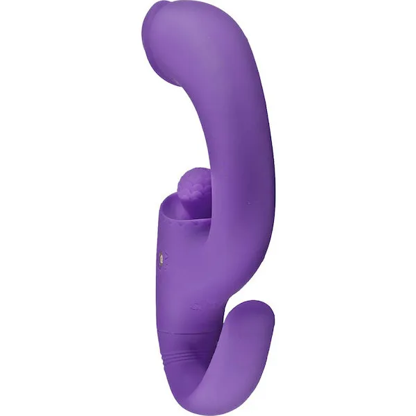 The Beat Dual Pleasure G-Spot Vibrator - Purple