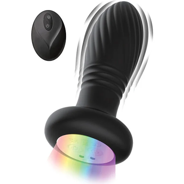 Atomic Thrusting Light-Up Twister Plug w/Remote Control - Black