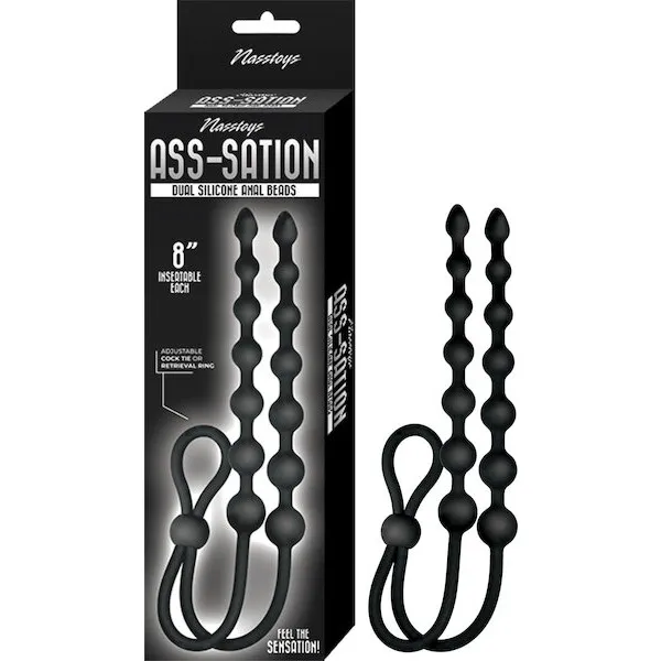 Ass-sation-Dual-Ended-Anal-Beads-Black