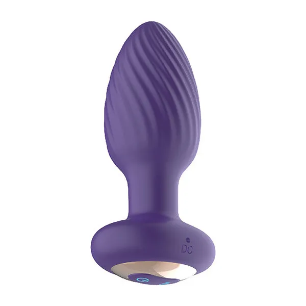 The Royale Rotating Anal Plug - Purple