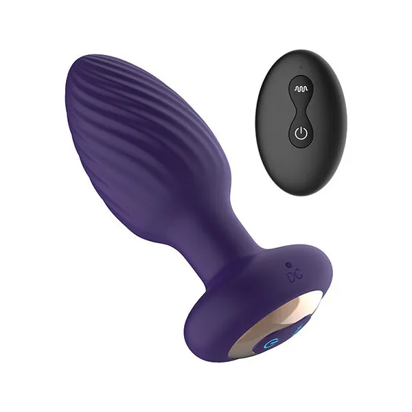 The Royale Rotating Anal Plug - Purple