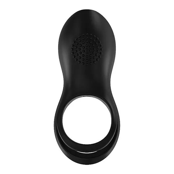 Gold Glam Cock Ring - Black
