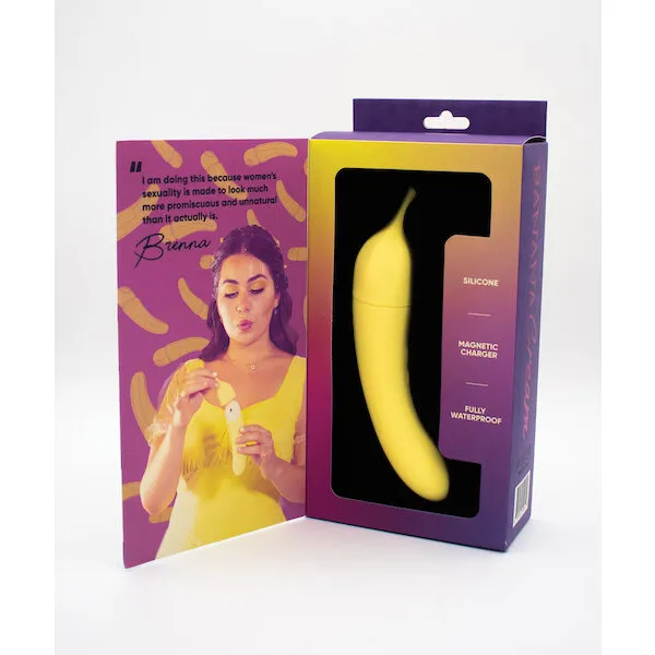 Natalie-and-apos-s-Toy-Box-Banana-Cream-Air-Pulse-and-G-Spot-Vibrator-Yellow