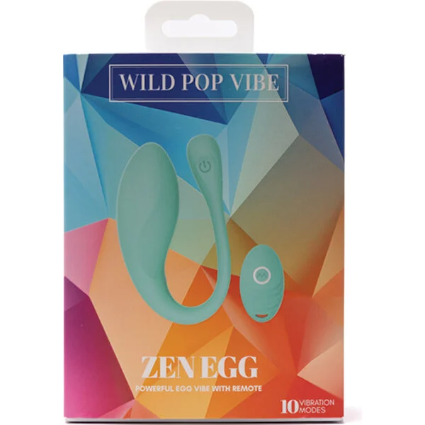 Wild Pop Vibe Zen Egg w/Remote - Aqua