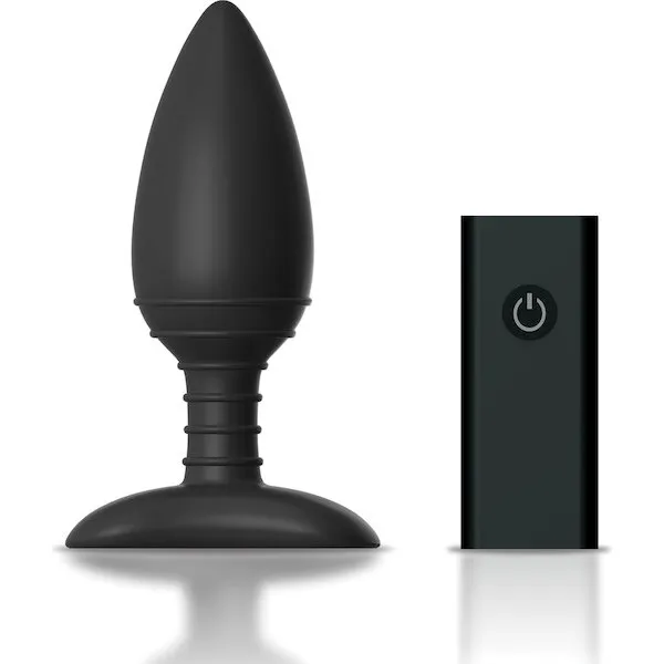Nexus Ace Remote Control Butt Plug Large - Black