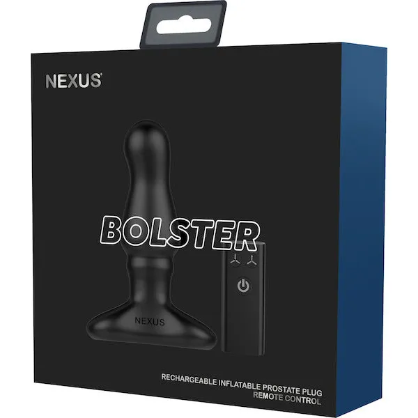 Nexus-Bolster-Butt-Plug-w-Inflatable-Tip-Black