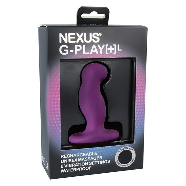Nexus-GPLAYLRG-Unisex-Rechargeable-Vibrator-Purple