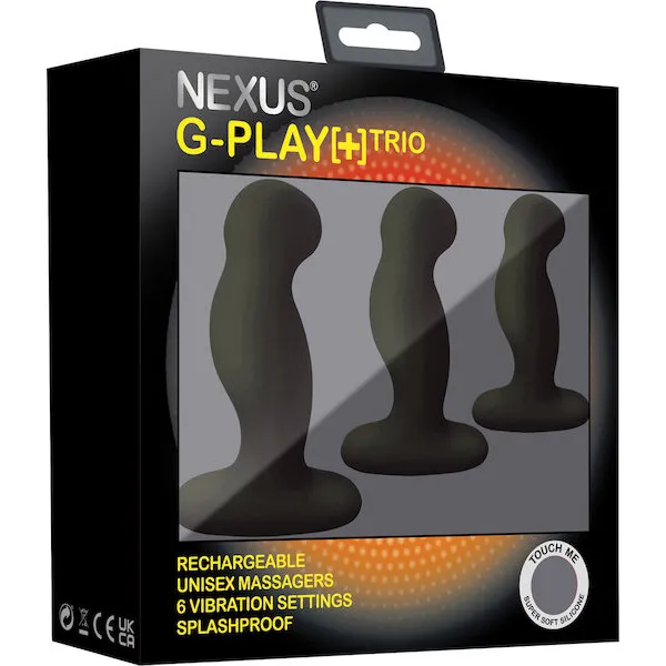Nexus-G-Play-Trio-Rechargeable-Massagers-Black